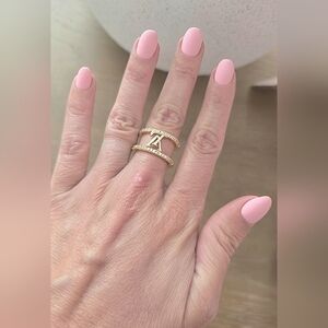 14k Gold Plated Designer inspired ring